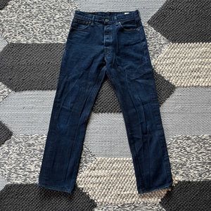 Levi’s 501 blue jeans white oak cone denim